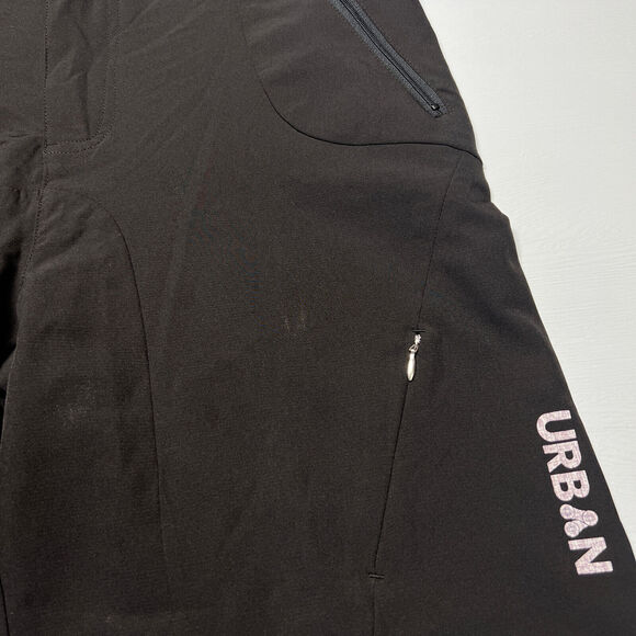 Urban Cycling Gravel Grinder 10" Soft Shell Shorts Black Zip Pocket Vents SIZE L - Picture 5 of 8